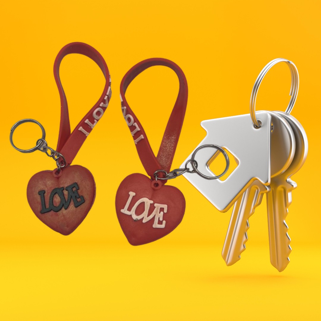 جاکلیدی سیلیکونی قلبی