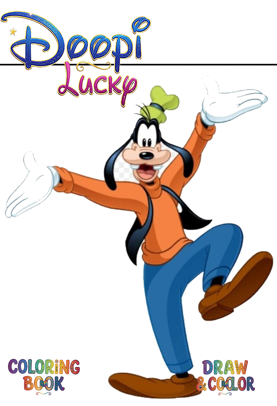 دفتر نقاشی 8 صفحه ای طرح گوفی دیزنی (طرح اختصاصی Disney)