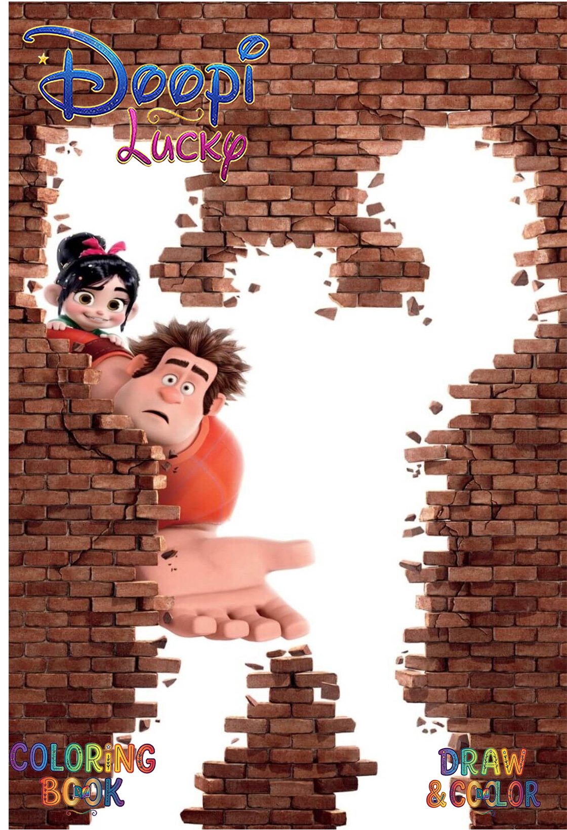 دفتر نقاشی 8 صفحه ای طرح رالف خرابکار دیزنی (طرح اختصاصی Disney)