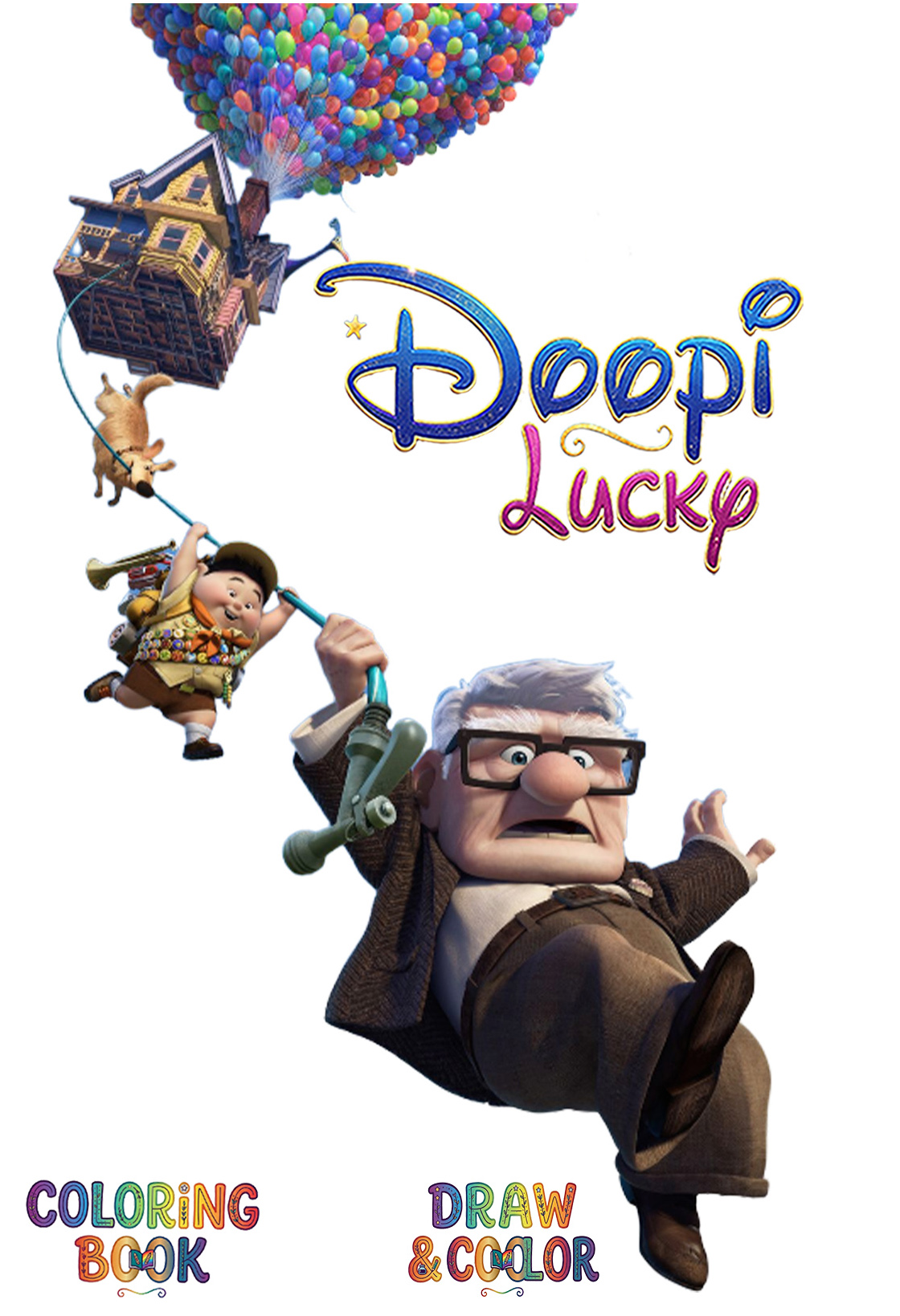 دفتر نقاشی 8 صفحه ای طرح انیمیشن «UP» دیزنی (طرح اختصاصی Disney)