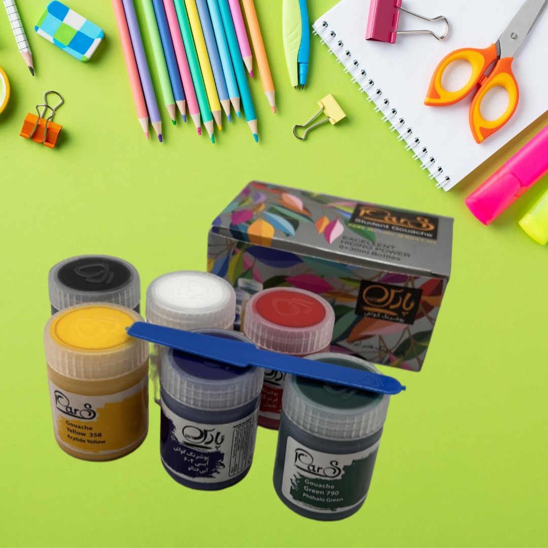 گواش شش رنگ