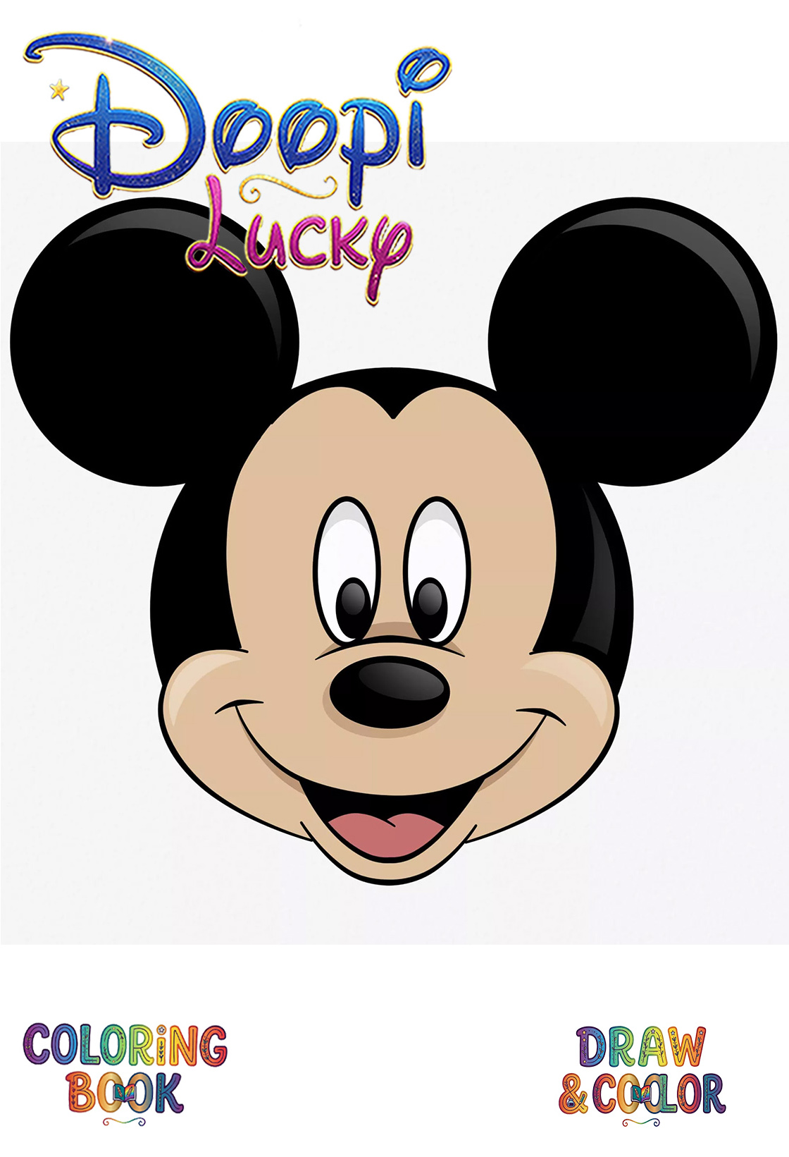 دفتر نقاشی 8 صفحه ای طرح میکی‌موس دیزنی (طرح اختصاصی Disney)