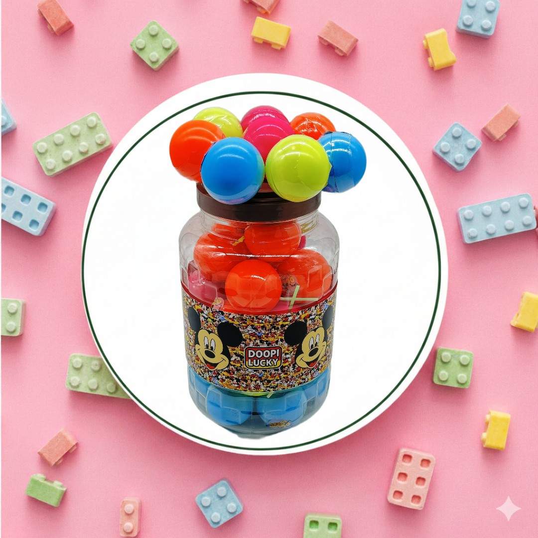 شانسی آب‌نبات چوبی توپی