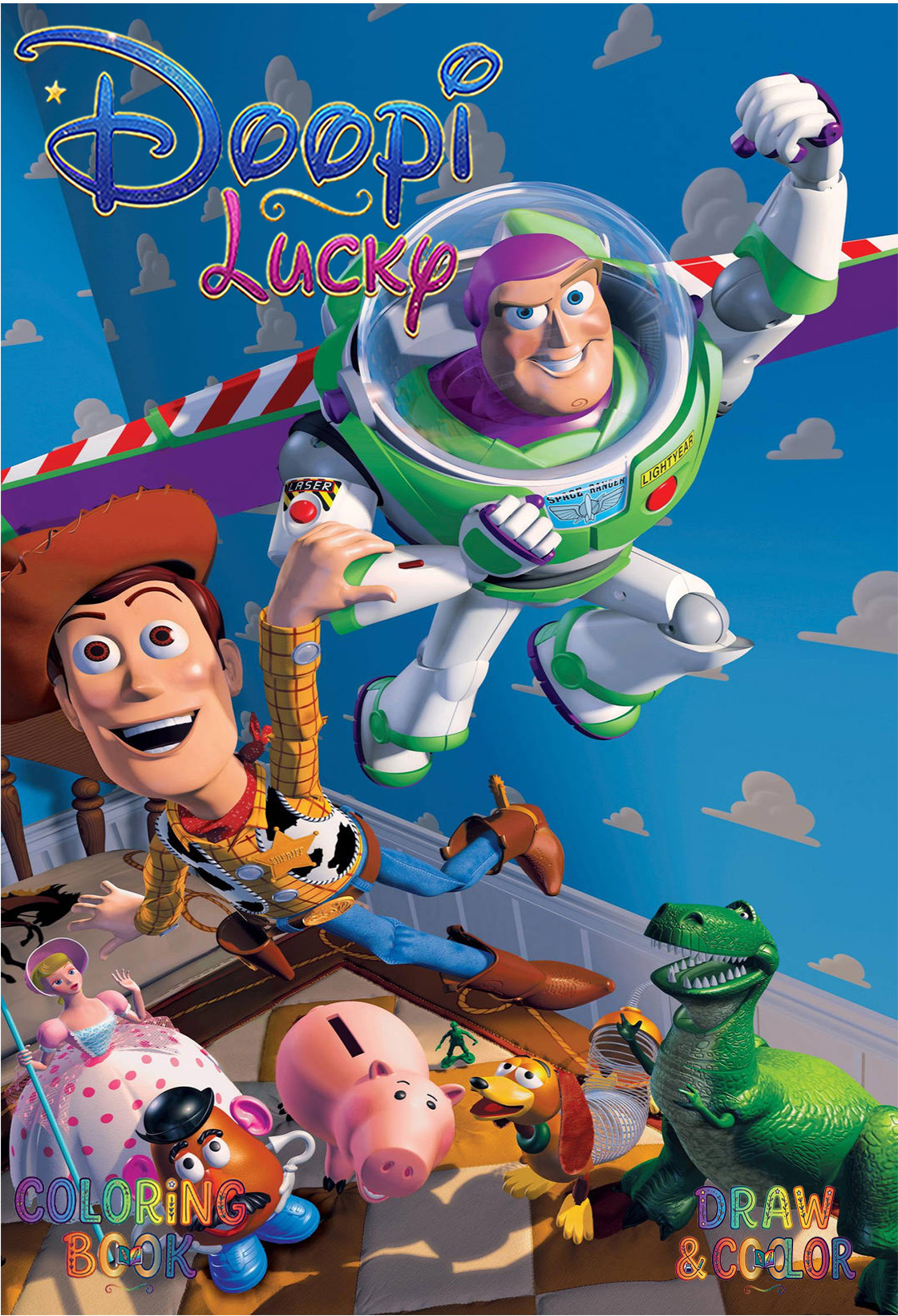 دفتر نقاشی 8 صفحه ای داستان اسباب‌بازی‌ها دیزنی (طرح اختصاصی Disney)