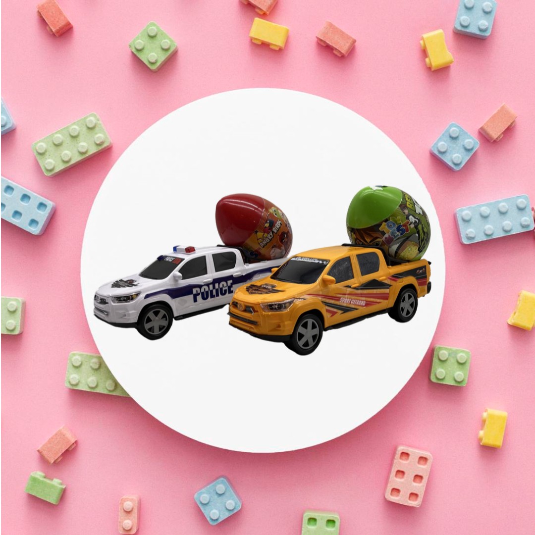 شانسی ماشین هایلوکس به همراه تخم مرغی سایز 12