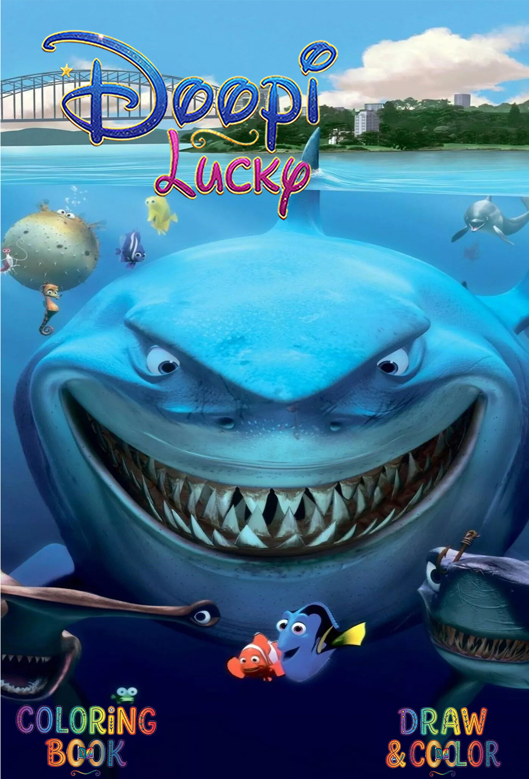 دفتر نقاشی 8 صفحه ای طرح در جستجوی نمو دیزنی (طرح اختصاصی Disney)