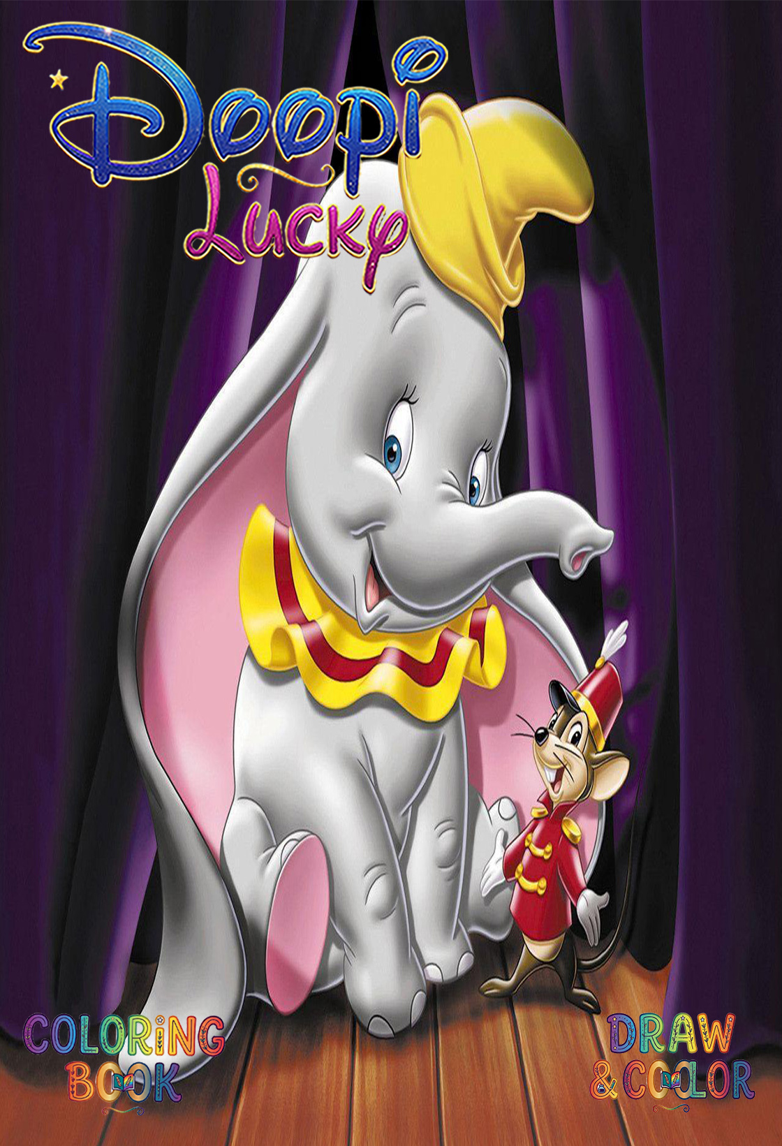 دفتر نقاشی 8 صفحه ای طرح دامبو دیزنی (طرح اختصاصی Disney)